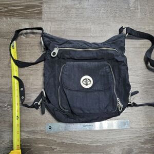 Baggallini Black Crossbody Backpack